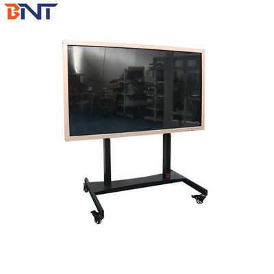 L'écran plat TV d'écran tactile transportent en charrette la taille noire de production de couleur 60 - 125CM