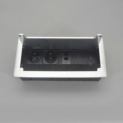 Tableau de bureau de Flip Up Power Outlet For de brosse d'USB 3,0