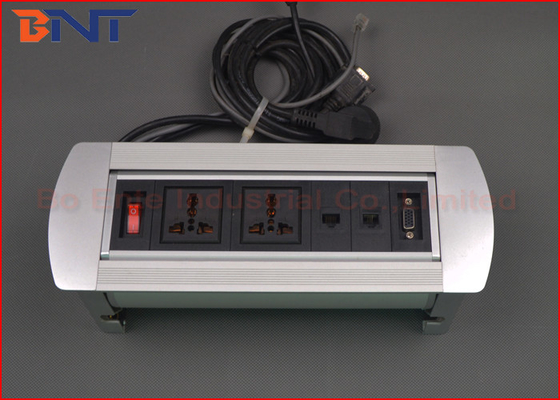 Boîte manuelle 110V - d'interconnexion de prise de Flip Up Conference Table Power C.A. 240V