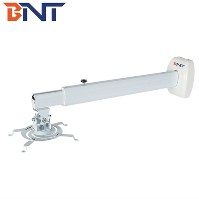 Monture murale de bureau blanc, support de projecteur à projection courte peut régler librement l'angle