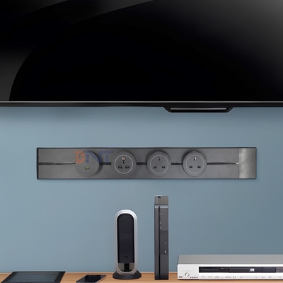 Nouveau style Convient Monté sur le mur Multi-Soutickets Power Rail Socket Track Socket électrique amovible