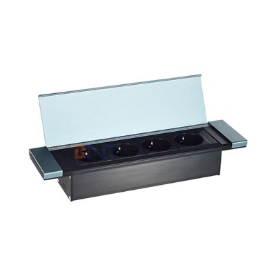 Couverture intégrée de flip Design Socket de bureau