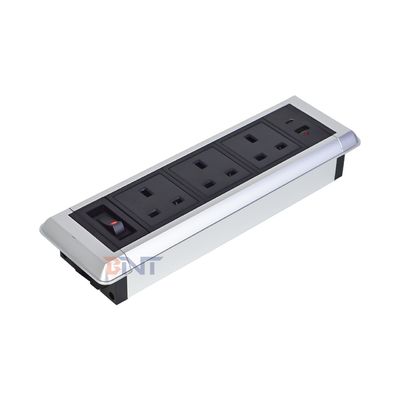 Sockets électriques multifonctionnels de bureau avec prise électrique intégrée USB A + USB C Sockets de charge