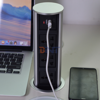 3 alimentation universelle + 2 ports usb ascenseur à moteur vertical cuisine prise d'alimentation tactile prise d'alimentation tactile type prise étanche