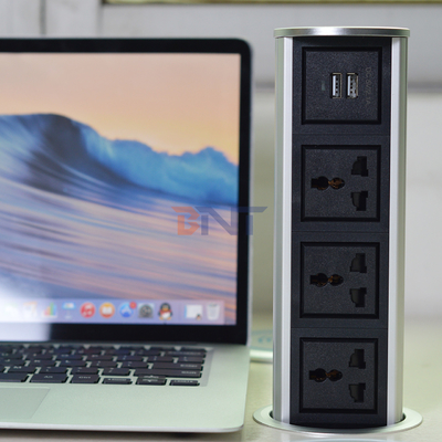 3 alimentation universelle + 2 ports usb ascenseur à moteur vertical cuisine prise d'alimentation tactile prise d'alimentation tactile type prise étanche