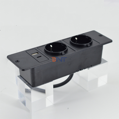CE Approuvé de haute qualité eu prise de canapé de bureau à 2 prises avec prise USB a+c pour canapé-TV