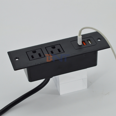 OEM/ODM Office prise de canapé multifonctionnelle intégrée à la prise de table prise de courant us avec ports usb A + C