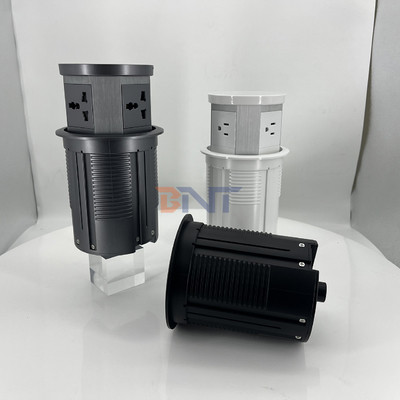 Socket d'alimentation caché avec port USB Socket de cuisine à courant alternatif 16A avec chargeur rapide sans fil pour Office