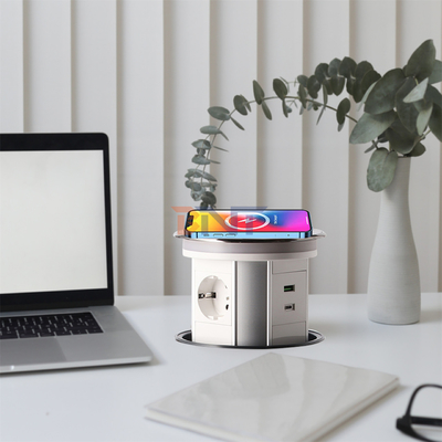 Cuisine Disguise Personnaliser les prises électriques moteurisées de la cuisine sur table Les prises de la tour avec les prises de charge USB A + C