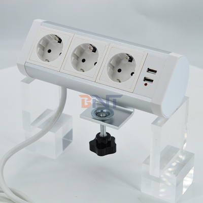 Boente pinceau sur bureau monture de bureau amovible multi-saisies prise électrique avec prise USB/table pinceau monture prise électrique