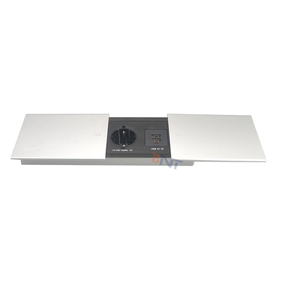 Couverture coulissante multifonctionnelle USB couverture coulissante intelligente table de bureau cachée prise d'alimentation de table universelle