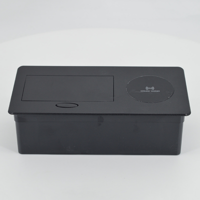 Chargeur sans fil Chargeur de prise de courant de bureau en aluminium