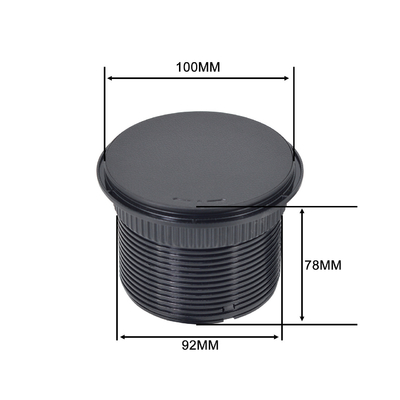 Meubles de bureau Ronde EU prise électrique & 2 usb a+ 1c pour canapé table basse station de charge