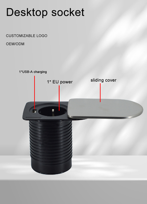 Mini prise cachée sous le bureau meubles de bureau table 1 UE 1 chargeur USB A