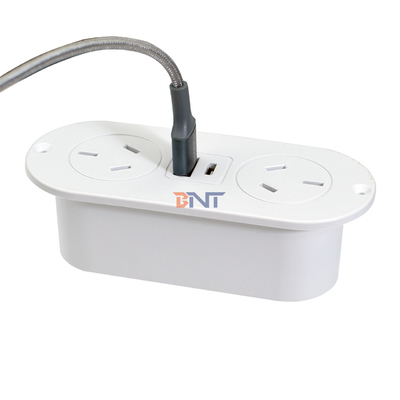 5v 2.1a prise intégrée pour bureau ABS prise de courant pour canapé AU prises de courant standard et prise de charge USB A + C pour hôtel/bar/me