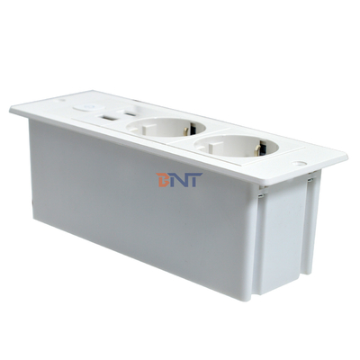 ABS OEM/ODM Standard UE 5V 2.1A Puissance USB Socket de charge A + C Construit dans bureau / canapé Hôtel / Bar / prise de salle de réunion