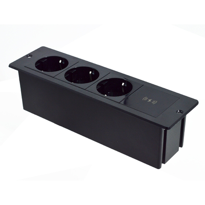 Vente à chaud Socket de recharge sans fil intégré 3EU Power Standard 5A Courant nominé Bureau/Sofa/Hôtel/Bar/Salle de réunion