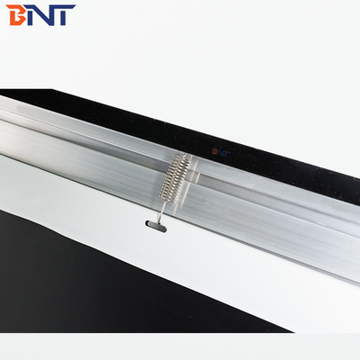 Écran de projection à pliage rapide en tissu blanc mat de 250 pouces avec cadre pliant métallique en aluminium carré