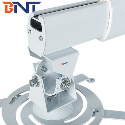 Monture murale de bureau blanc, support de projecteur à projection courte peut régler librement l'angle