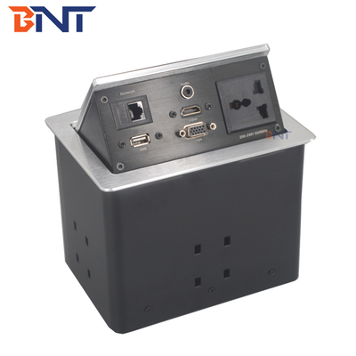 Compte-rendu multi-fonction Pop Up Sortie électrique Couleur noire mate Avec HDMI / VGA