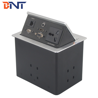 Compte-rendu multi-fonction Pop Up Sortie électrique Couleur noire mate Avec HDMI / VGA