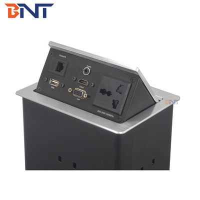 Compte-rendu multi-fonction Pop Up Sortie électrique Couleur noire mate Avec HDMI / VGA