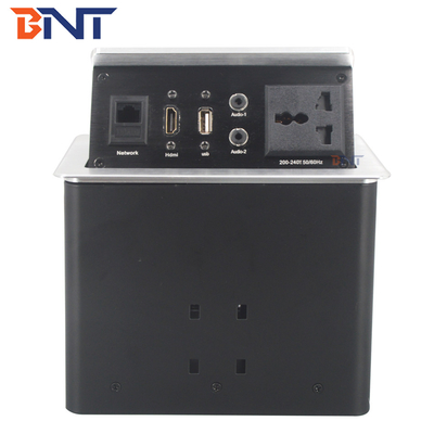 Les prises électriques du bureau de conférence, la boîte de prise électrique de table pneumatique