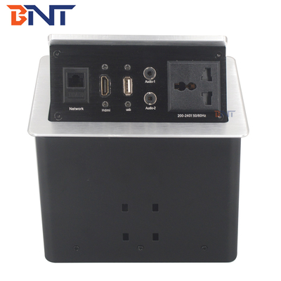 Les prises électriques du bureau de conférence, la boîte de prise électrique de table pneumatique