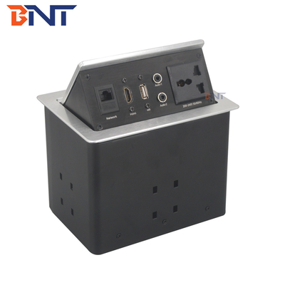 Les prises électriques du bureau de conférence, la boîte de prise électrique de table pneumatique