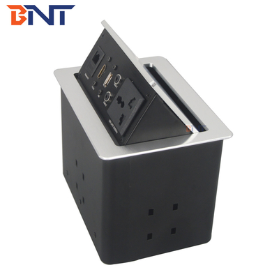 Les prises électriques du bureau de conférence, la boîte de prise électrique de table pneumatique