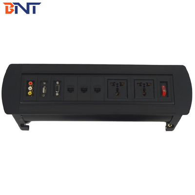 Conférence Socket multi-alimentation rotatif caché Flip Up 10 - 13 Ampère