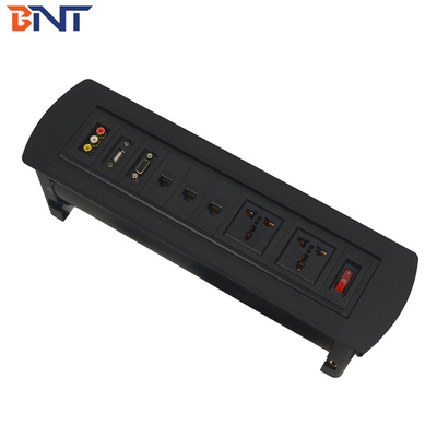 Conférence Socket multi-alimentation rotatif caché Flip Up 10 - 13 Ampère
