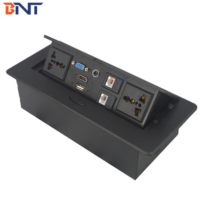 Sockets de bureau hydraulique, prise électrique avec connecteur XRL