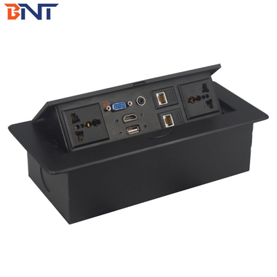 Sockets de bureau hydraulique, prise électrique avec connecteur XRL