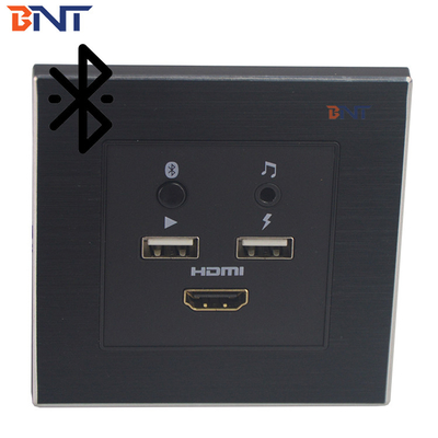 Mini hub multimédia monté à la chasse à l'eau avec port de charge USB 5 V 2.1 A