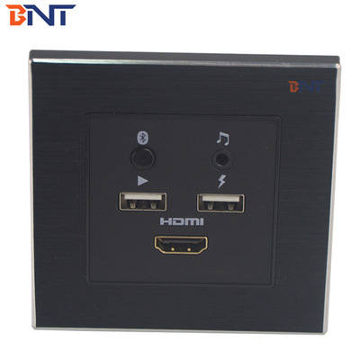 Mini hub multimédia monté à la chasse à l'eau avec port de charge USB 5 V 2.1 A