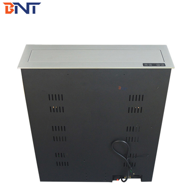 Panel brossé en alliage d'aluminium de 22 pouces LCD Ascenseur motorisé avec le dispositif de commande central RS232