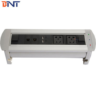 Disponible sur mesure prise électrique table flip-up avec angle de renversement de 180 degrés EK6203
