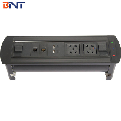 Disponible sur mesure prise électrique table flip-up avec angle de renversement de 180 degrés EK6203