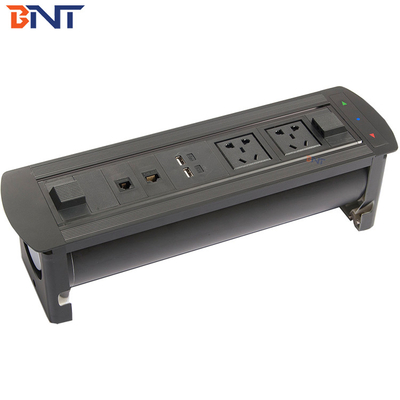 Disponible sur mesure prise électrique table flip-up avec angle de renversement de 180 degrés EK6203