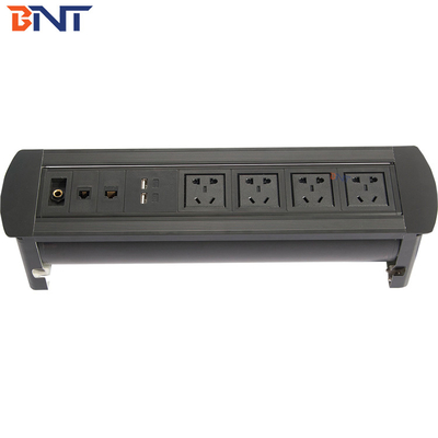 double interface d'alimentation universelle utilisée dans les bureaux, prise manuelle MK6204