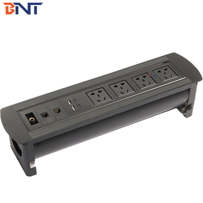 double interface d'alimentation universelle utilisée dans les bureaux, prise manuelle MK6204