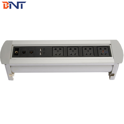 double interface d'alimentation universelle utilisée dans les bureaux, prise manuelle MK6204