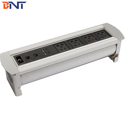 double interface d'alimentation universelle utilisée dans les bureaux, prise manuelle MK6204