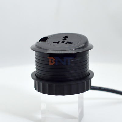 80 mm prises électriques rondes et prises électriques standard avec port de charge USB de type C