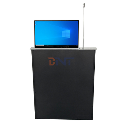 Écran rétractable LCD Moniteur de levage rapide Microphone intégré pour conférences