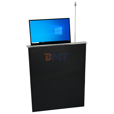 Écran rétractable LCD Moniteur de levage rapide Microphone intégré pour conférences