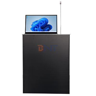 Écran rétractable LCD Moniteur de levage rapide Microphone intégré pour conférences