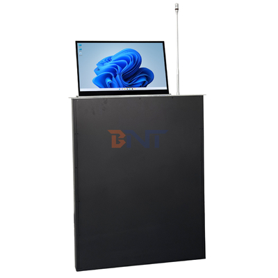 Écran rétractable LCD Moniteur de levage rapide Microphone intégré pour conférences