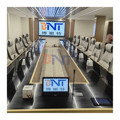 BNT Full HD Écran à bas prix Moniteur rétractable motorisé avec micro pour système de conférence